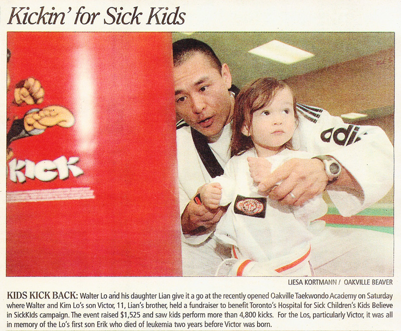 Kicking for Sick Kids Feb 21st 2007